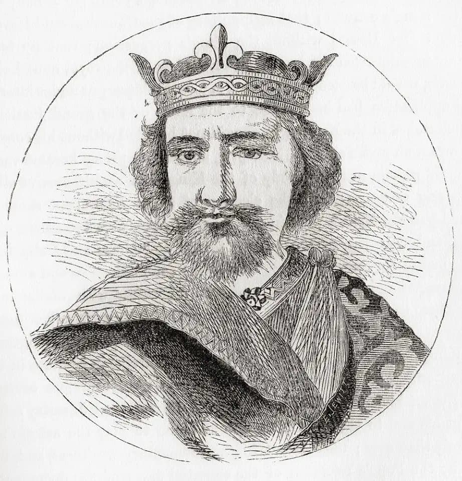 Henry II 1133 ÔøΩ 1189 aka Henry Curtmantle Henry FitzEmpress and Henry Plantagenet. King of England. From The History of Progress in Great Britain published 1866. Poster Print by Ken Welsh (14 x 15)