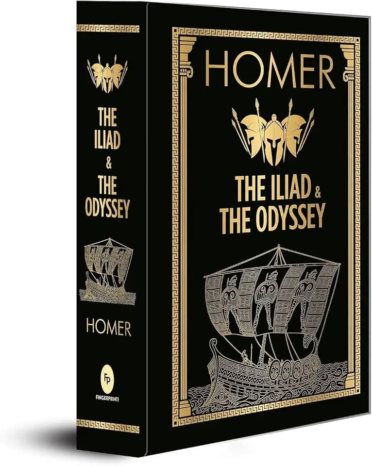 HOMER: The Iliad & the Odyssey (Deluxe Hardbound Edition)