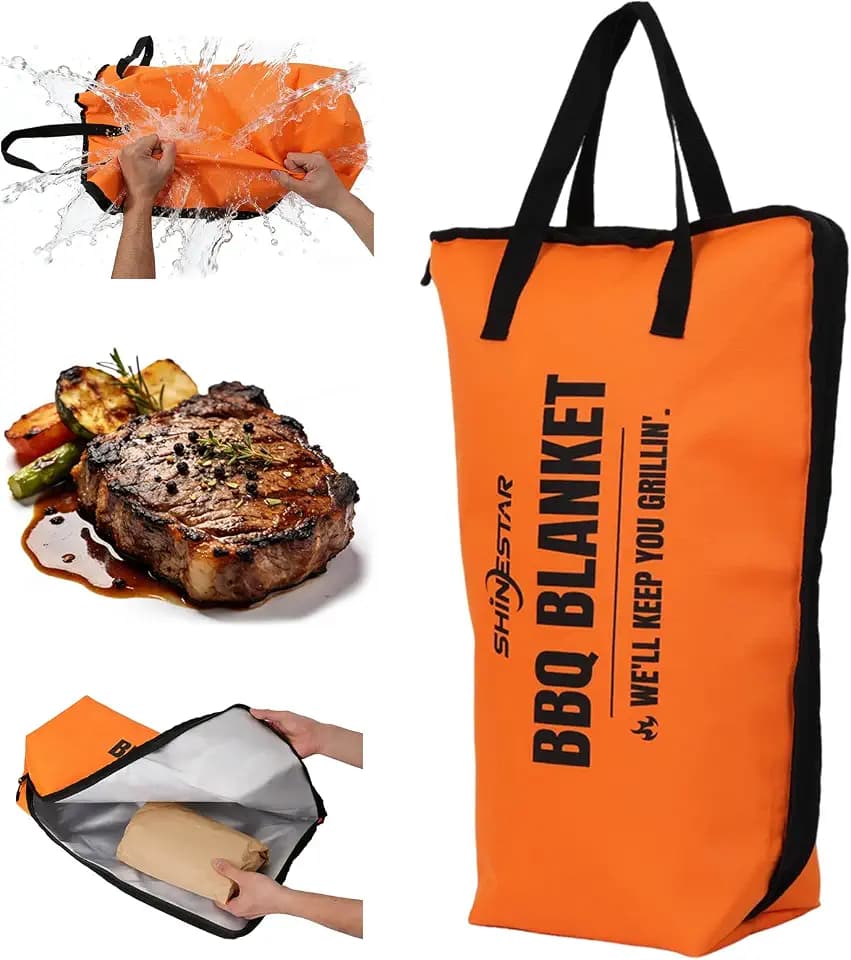 SHINESTAR BBQ Blanket for Resting Meat, 22 Inch Insulated Meat Resting Bag
