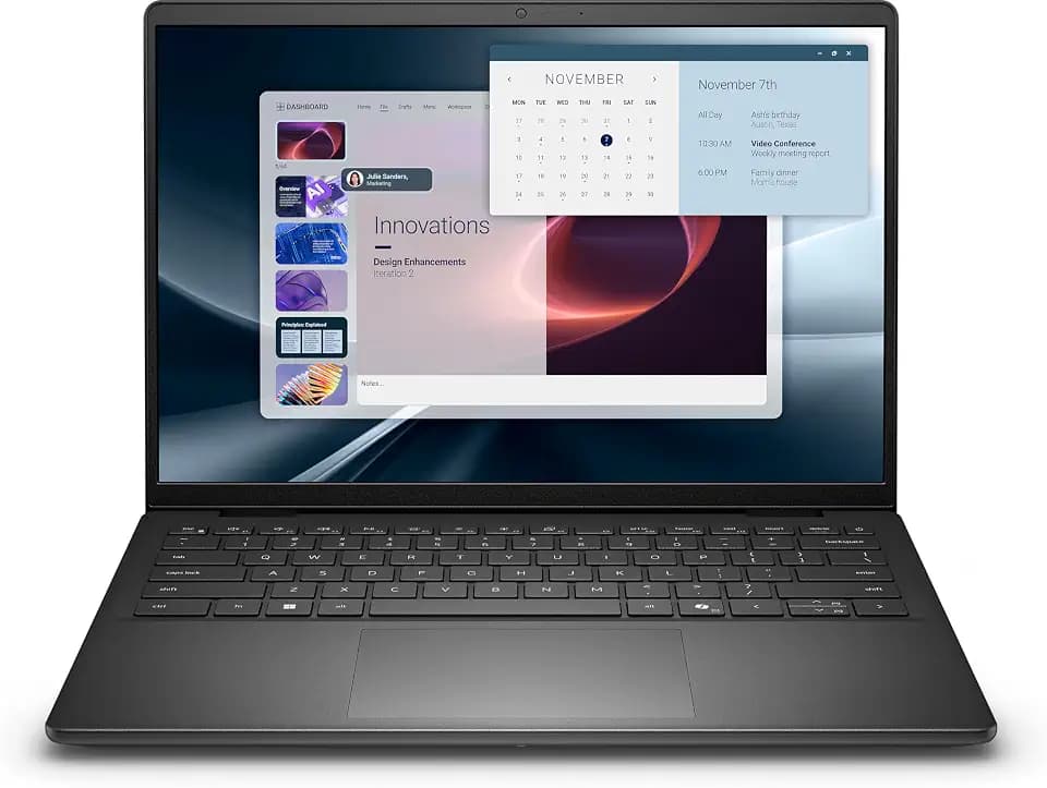 Dell Pro 14 Essential PV14255 - AMD Ryzen 7 250 - Win 11 Pro - Radeon 780M - 16 GB RAM - 512 GB SSD NVMe, Class 25-35.565 cm (14") IPS 1920 x 1200 (Full HD Plus) - Wi-Fi 6 - Carbon Black - BTS