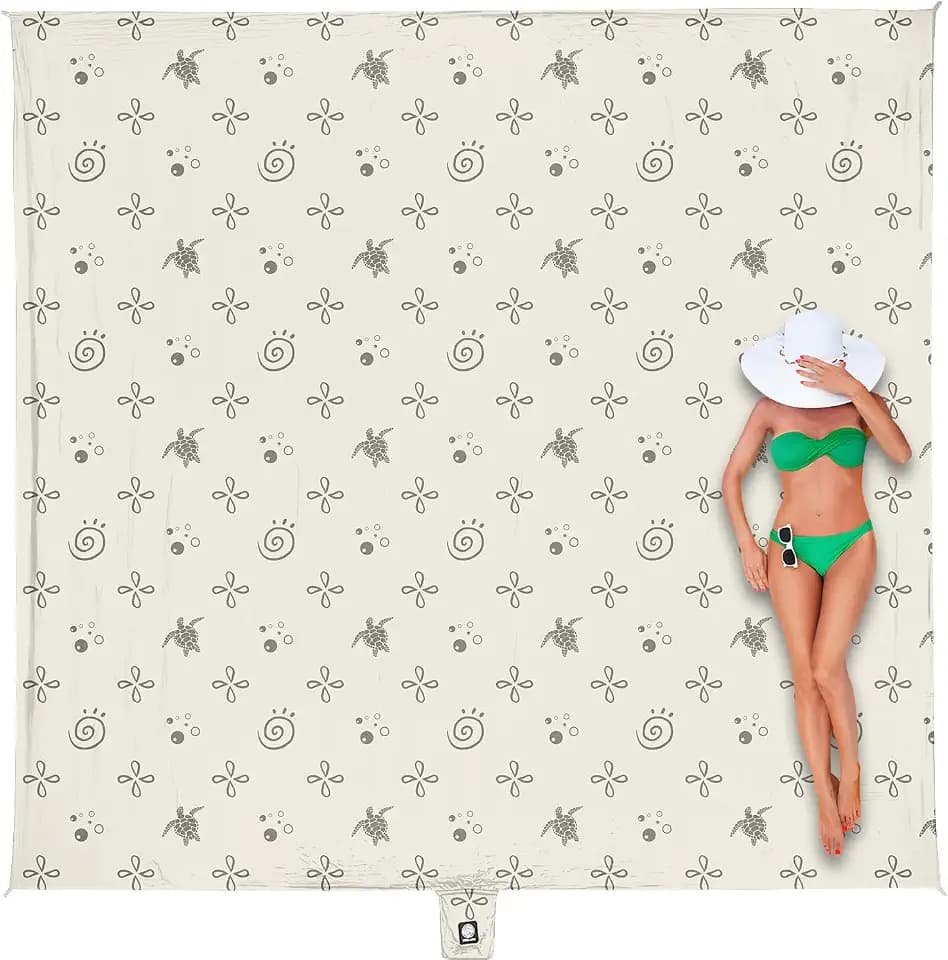WEKAPO Beach Blanket Waterproof Sandproof Oversized Extra Large Sand Free