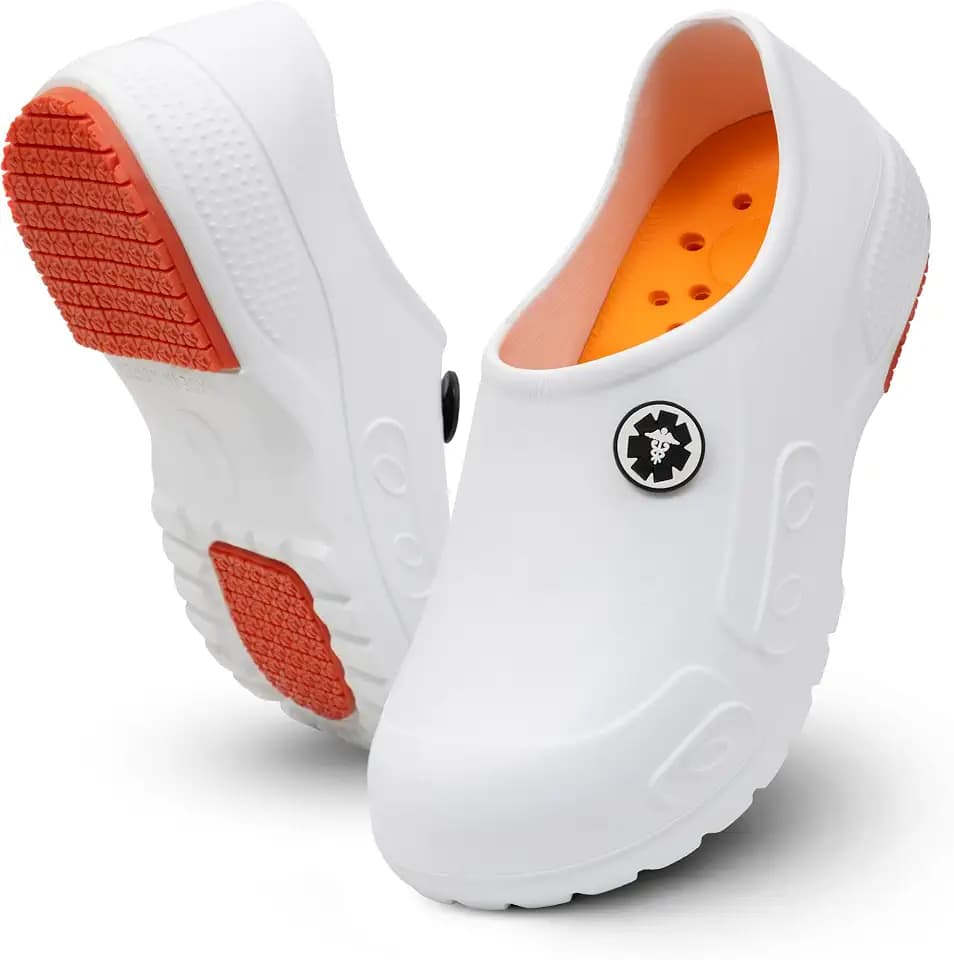 YUNGPRIME Men's and Women's Slip-Resistant Work Shoes - Nursing - Chef Shoes