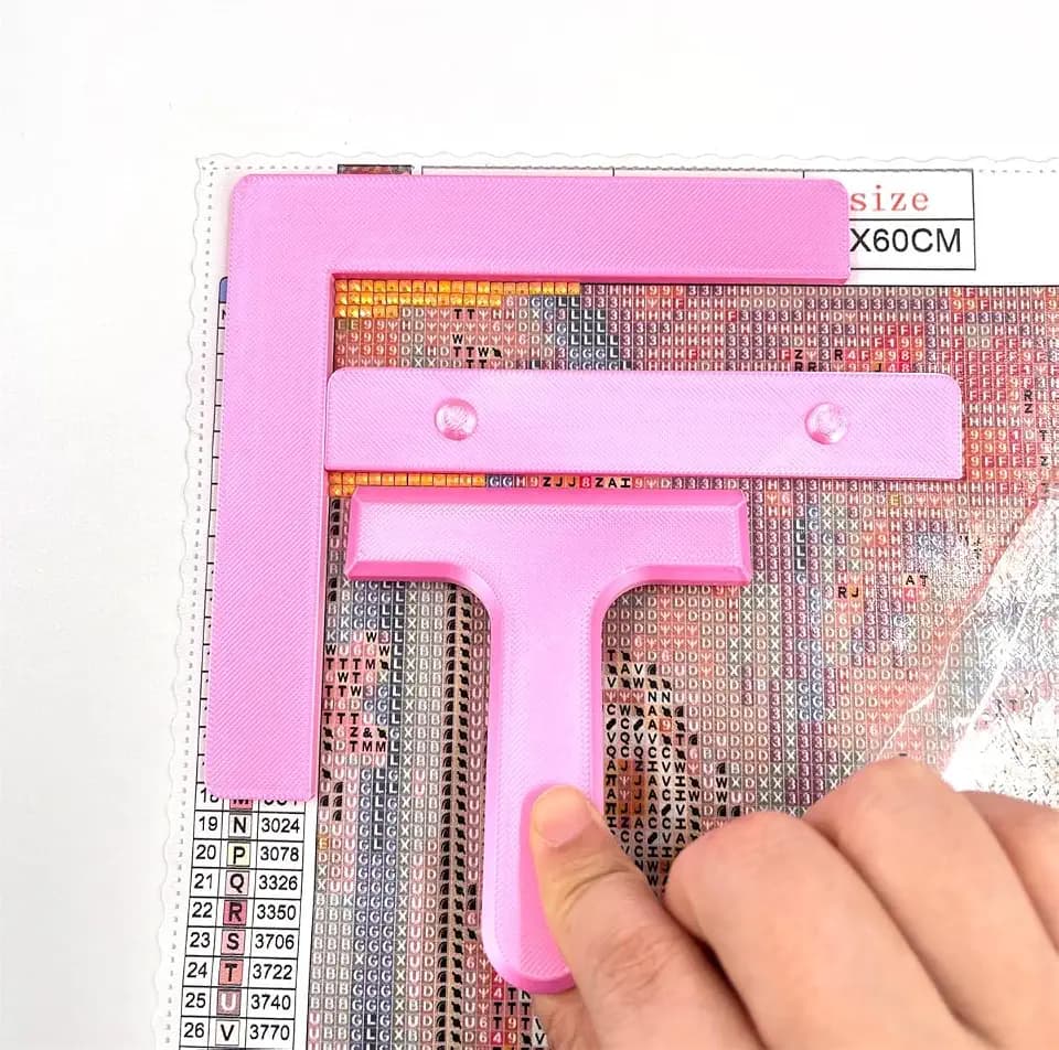 Diamond Painting Alignment Tool Set