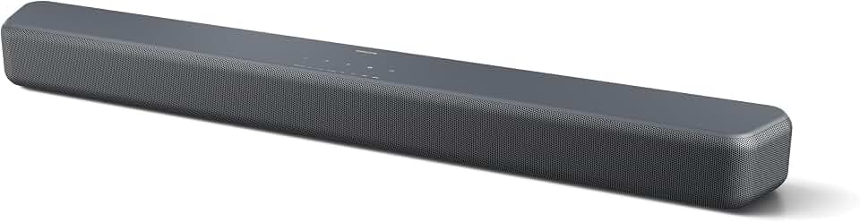 PHILIPS TAB5201 2.0-Soundbar; 160 W max. Ausgangsleistung, Dolby Digital Plus, DTS Virtual:X, Intellisound KI Audio, Bluetooth LE 5.4, HDMI ARC, optische & USB-Eingänge; Gunmetal
