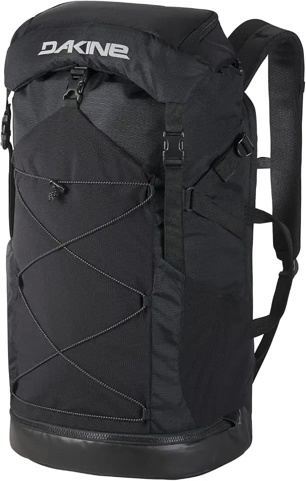 Dakine Mission SURF DLX Wet/Dry Backpack 40L-R Black/Grey OSFM