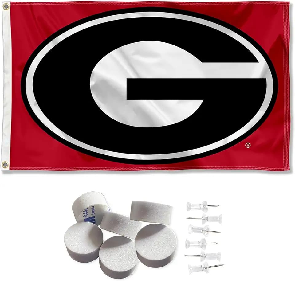 Georgia Bulldogs Banner and Tapestry Wall Tack Pads