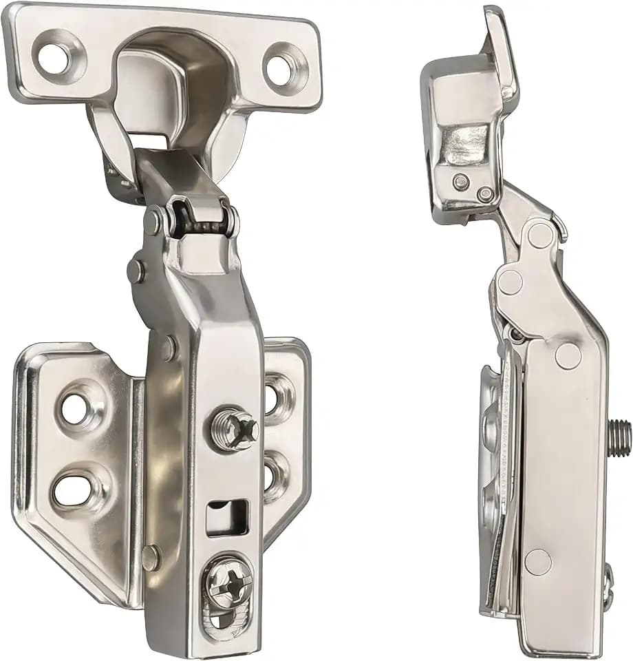 2-Pack Frameless Soft Close 26mm Cup Cabinet Hinges