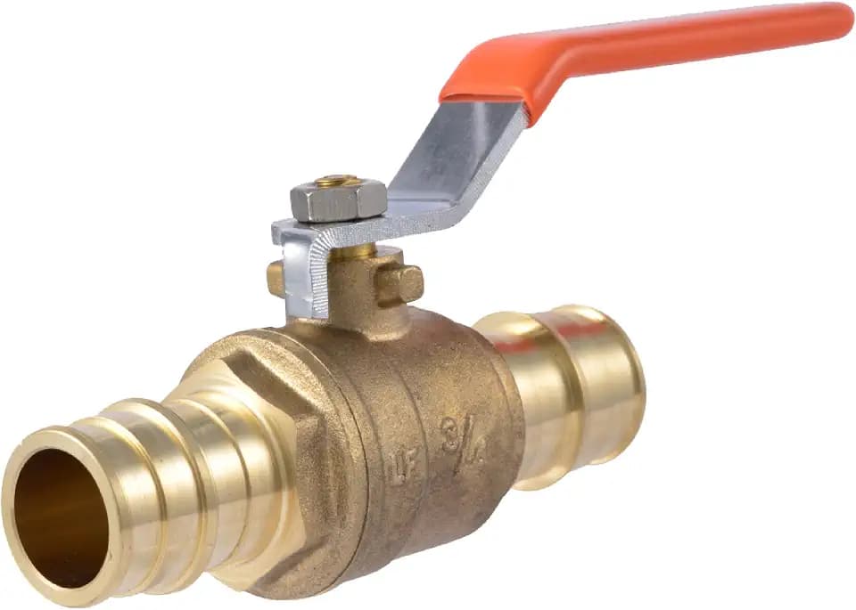SharkBite 3/4 Inch Expansion Ball Valve for PEX-A Pipe, Brass Plumbing Fittings for PEX A Tubing, UAB22462LFA