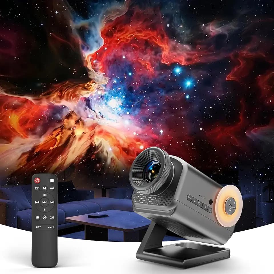 Rossetta 3D Projector with 60 Scenes, Galaxy Star Projector for Room Decor
