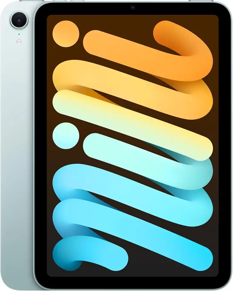 Apple iPad mini (A17 Pro): 8,3'' Liquid Retina Display, 256 GB, WLAN 6E, 12 MP Front /12 MP Rückkamera, Touch ID, Batterie für den ganzen Tag – Blau