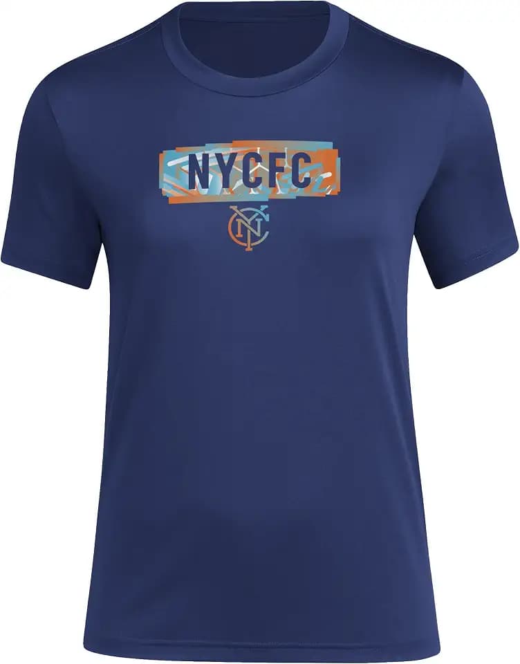 adidas Women's MLS Team Pre-Game Short Sleeve T-Shirt