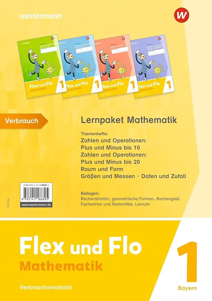Flex und Flo - Ausgabe 2023 für Bayern: Lernpaket Mathematik 1 Verbrauchsmaterial