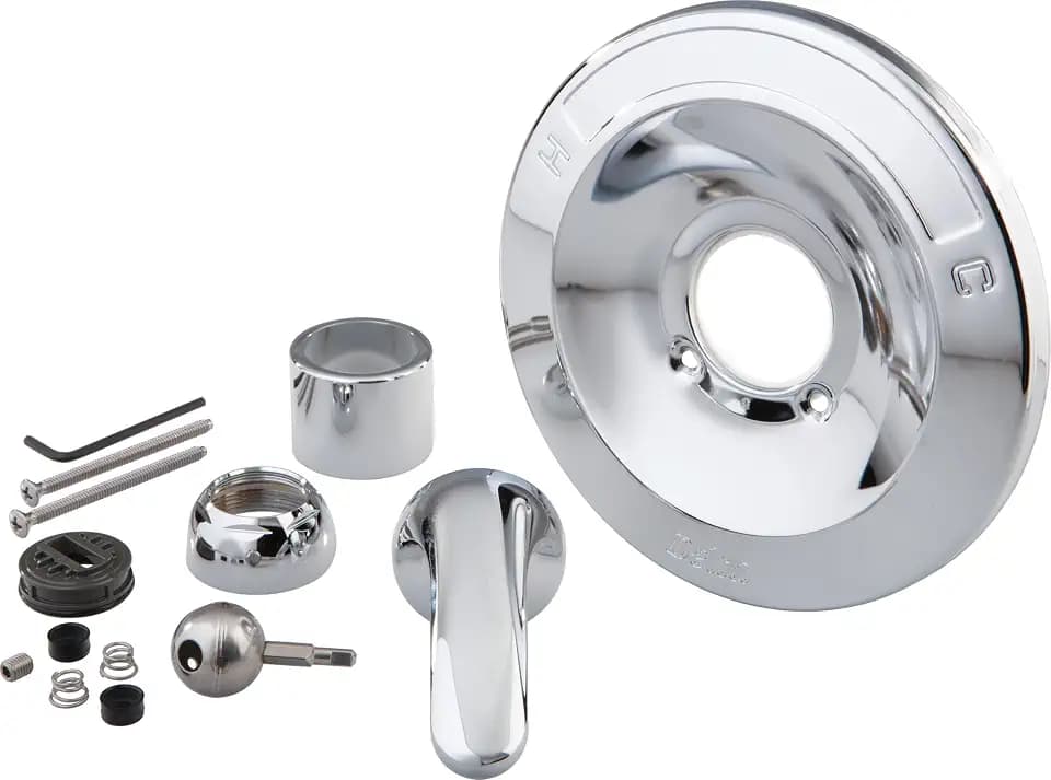 Delta Faucet Shower Handle Renovation Repair Trim Kit for Delta 600 Series Tub, Chrome RP54870