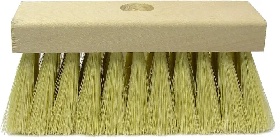 Weiler 73195 7" Roof Brush, One Threaded Handle Hole, White Tampico Fill (Pack of 12)