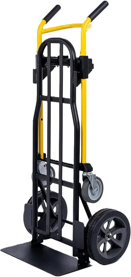 Harper Trucks JDCSC0335PC Kwik Shift 5-in-1 Hand Truck, 1000 lb