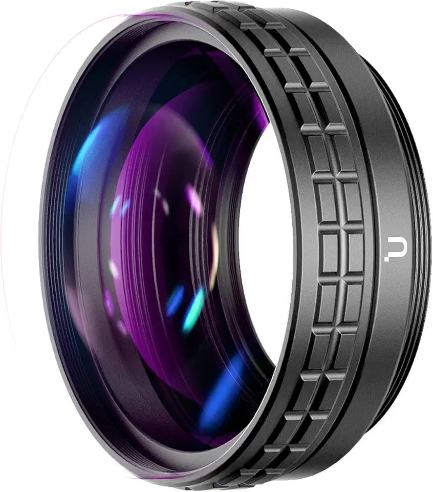 Weitwinkelobjektiv für Sony ZV1, ULANZI WL-1 18mm Weitwinkel mit 10X Makro, 2-in-1 Zusatzobjektiv für Sony ZV1 Kamera