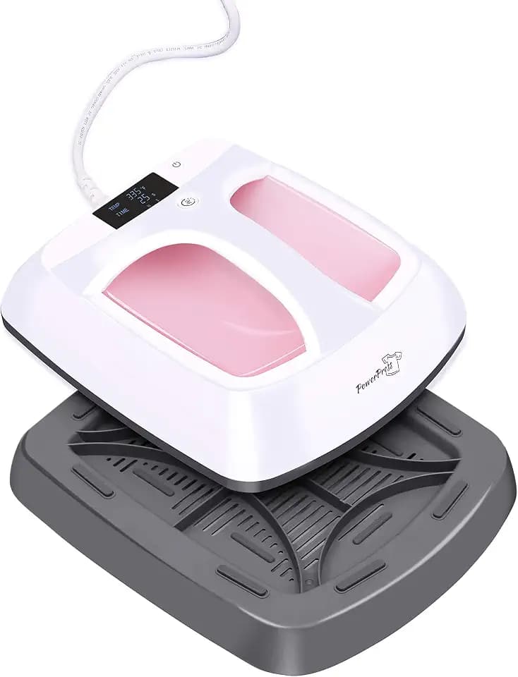 PowerPress Heat Press Machine Portable-Pink,12"x10"