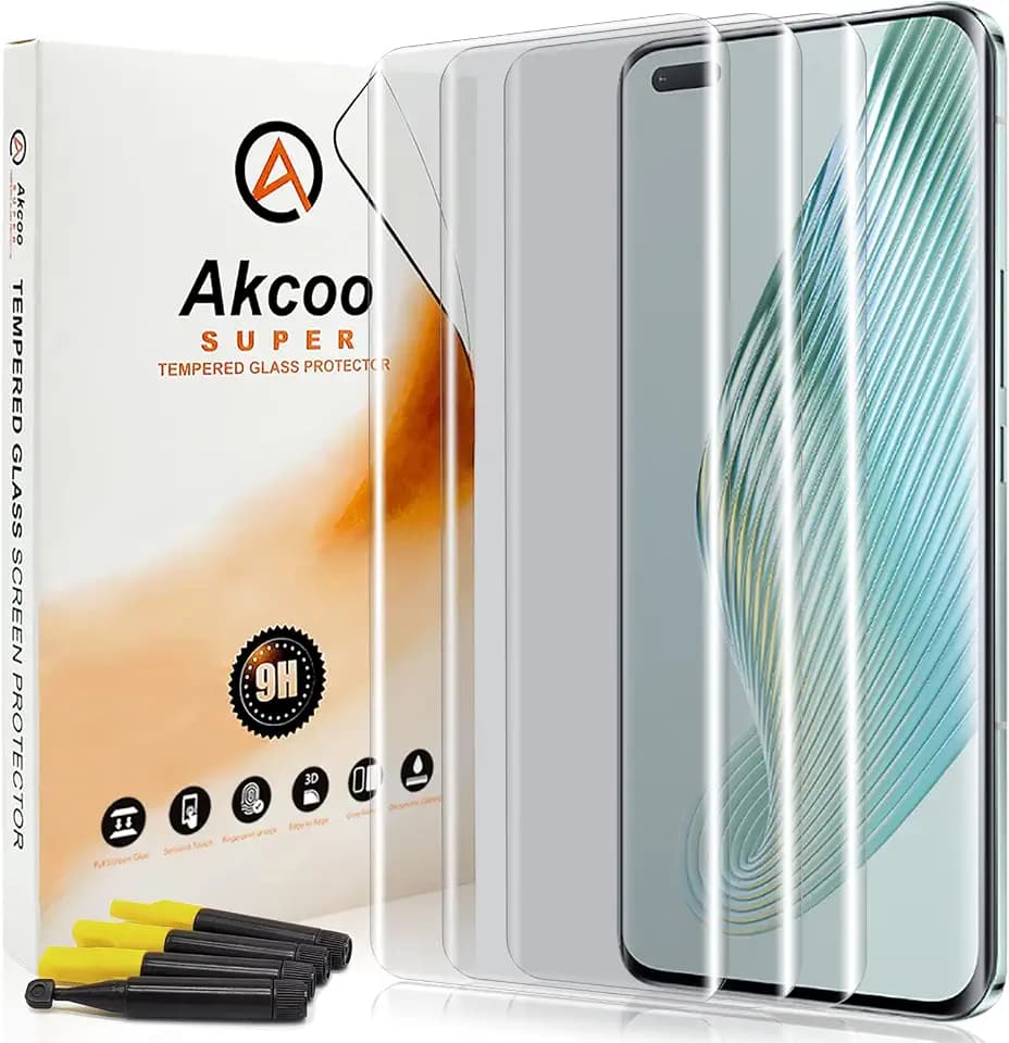 Schutzglas für Honor Magic5 Pro, 3 Stück, UV Glasfolie