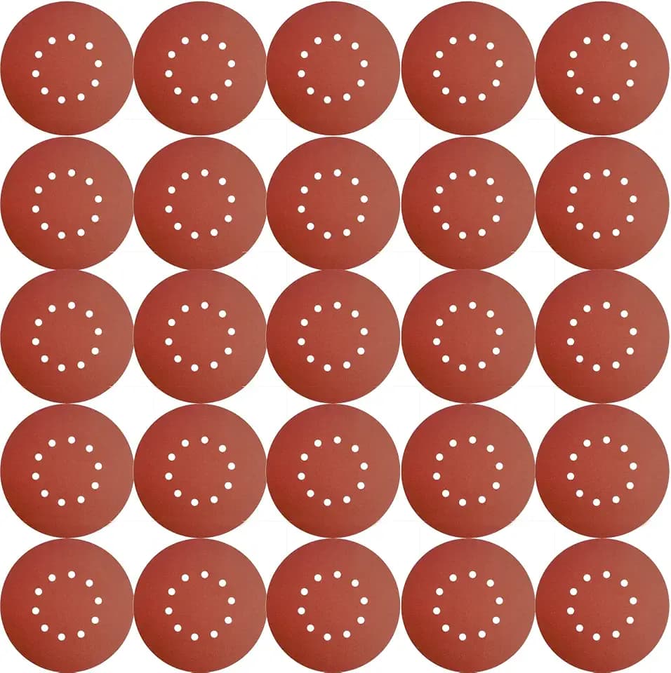 50 Pack 9-Inch 10 Hole 240 Grit Hook-and-Loop Drywall Sandpaper - Aluminum Oxide Sanding Disc for 9" Drywall Sander Wood Furniture Finishing …