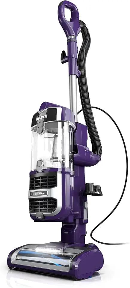 Shark Lift-Away Upright Vacuum, PowerFins, No Hair Wrap, Eggplant, ZD201