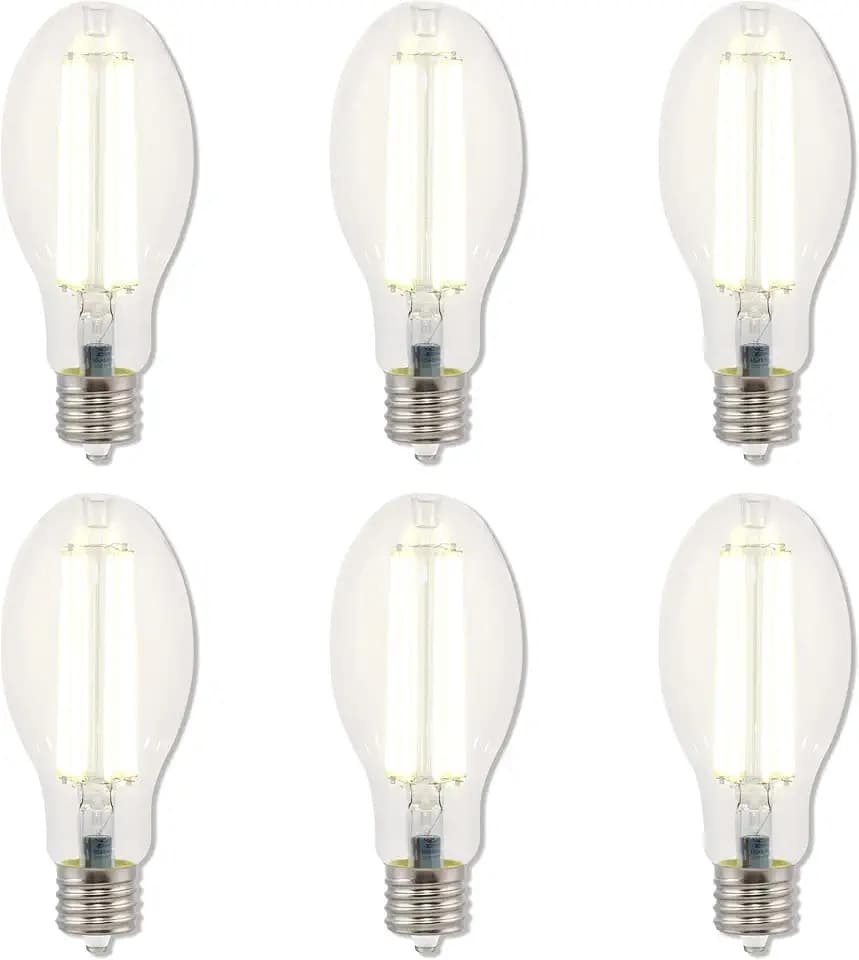 Westinghouse 5234120 36 Watt (200 Watt HID Equivalent) ED28 Daylight High Lumen Filament LED Light Bulb, Extended Mogul Base, 6 Pack