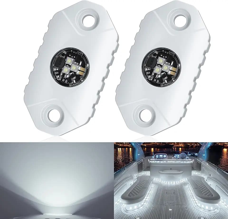 Boat Interior Lights White LED Underwater 9-36V for Marine Deck