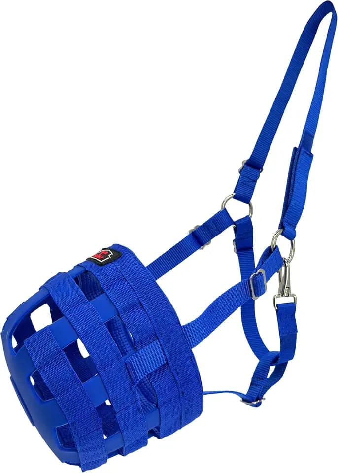 BARN & STABLE Horse Grazing Muzzle for Easy Breathe, Comfortable Muzzle Grazing for Horses with Adjustable Straps, Buckles, Suitable for Precaution of Laminitis