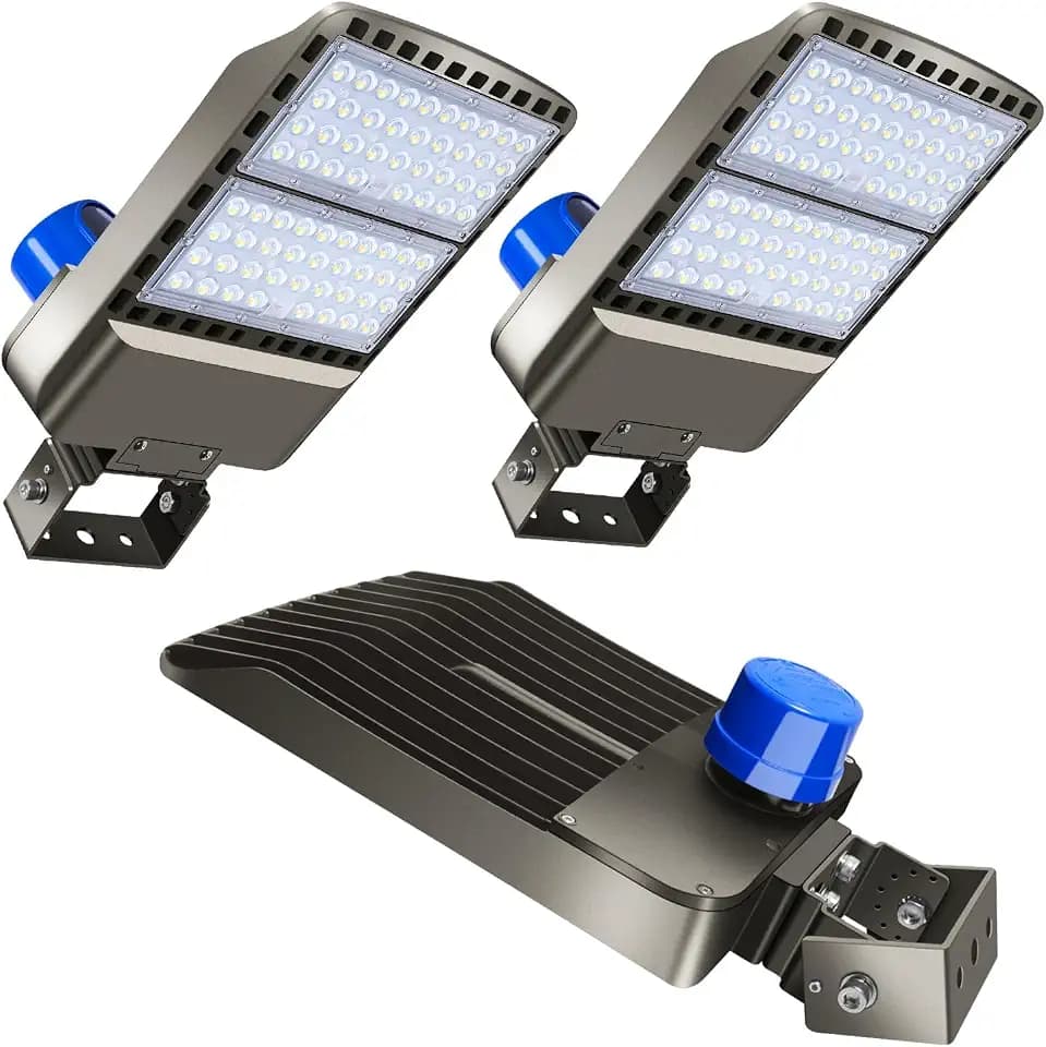 200W LED Parking Lot Light, 28000LM Dusk to Dawn Wall Mount 3Pack