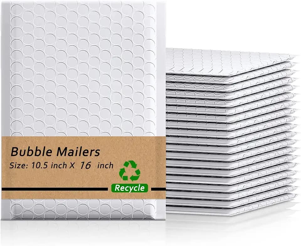 Bubble Mailers| Padded Envelopes Mailers | Sealing Shipping Bags for Small Business, Shipping Envelopes with Self Sealing, Waterproof and TearProof, 10.5x16'', 500pcs