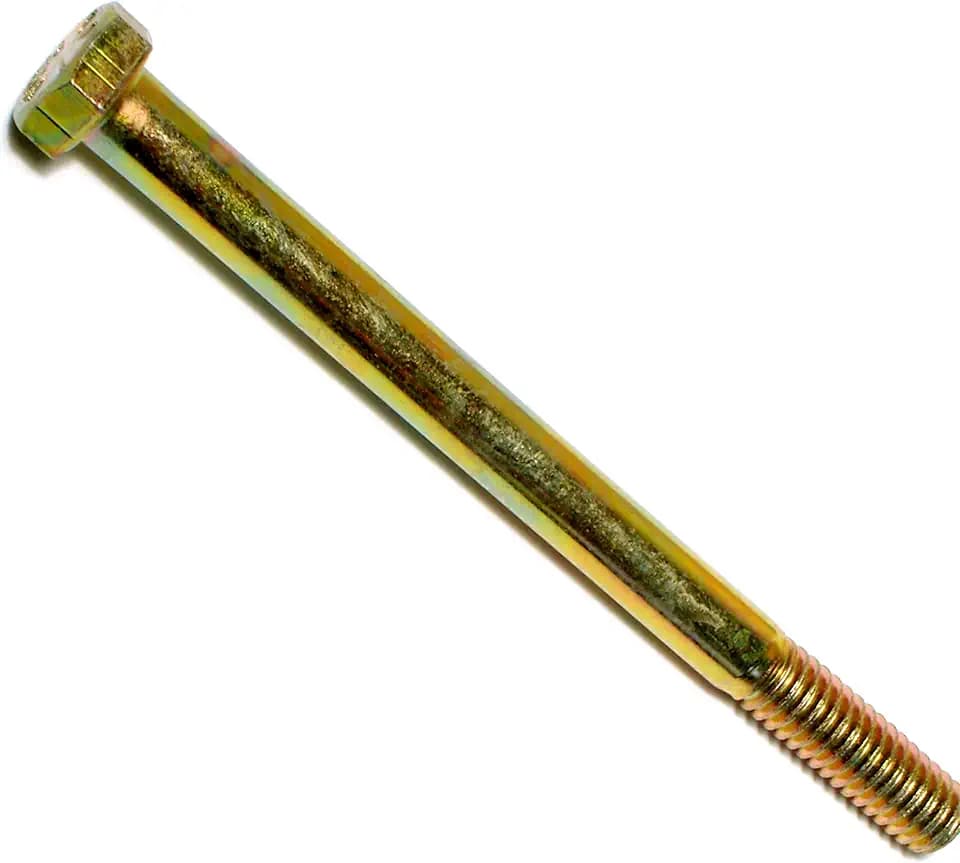 Hard-To-Find Fastener Grade 8 Hex Cap Coarse Large Bolts, Midwest Assortment Refill, Steel Hex Bolts for Construction, Home Improvement , 5/16-18 x 4 - Inch, Pack of 8