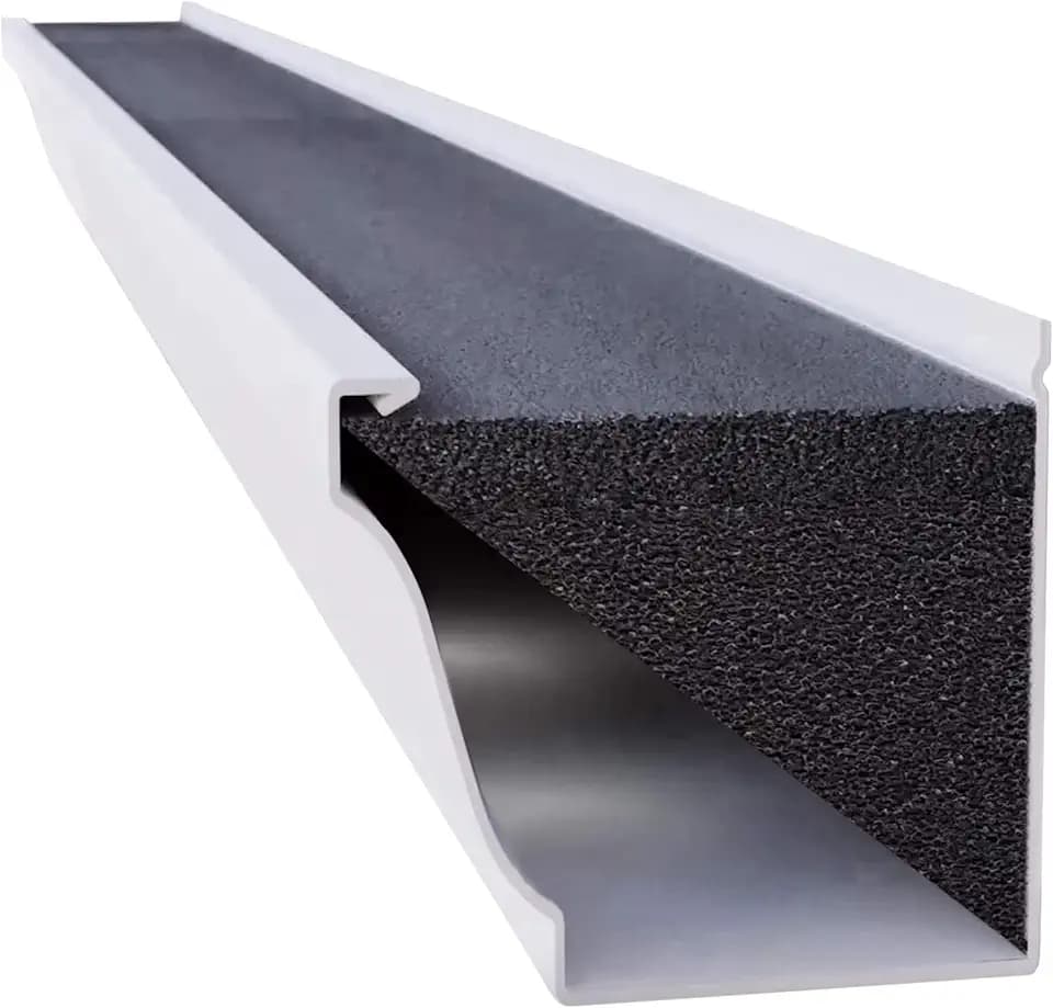 Pro Gutter Guard - 6-Inch K Style Foam Gutter Filter Insert with Year Round Leaf Protection & Easy DIY Installation - GSK632-3