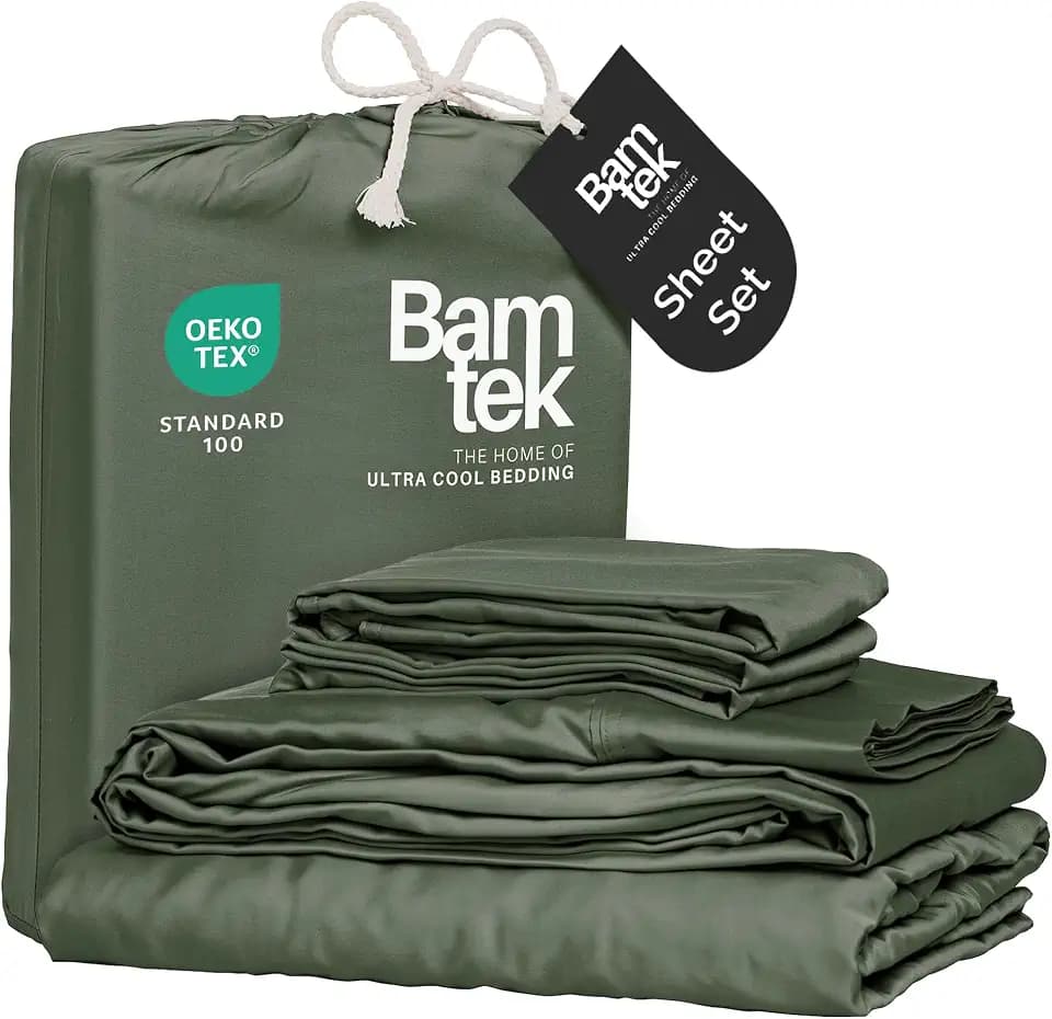 100% Viscose Bamboo Sheets King Size 4PC Set