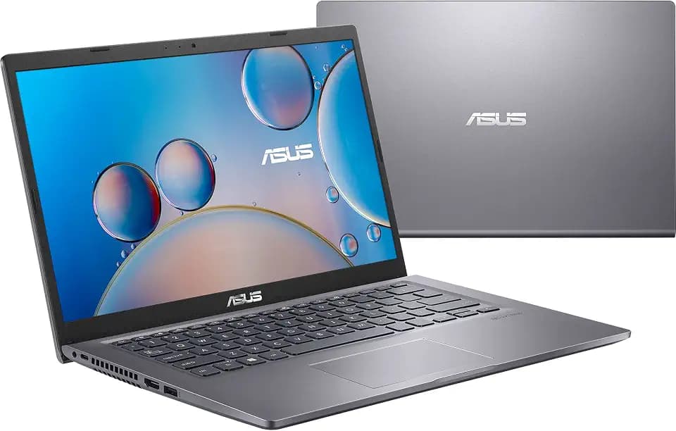ASUS Vivobook 14 R415JA-EB959T Laptop, dunkelgrau, 35,6 cm (14 Zoll), Full HD (Intel Core i3-1005G1, RAM 8 GB, SSD 256 GB PCIe, Windows 10 Home) Tastatur AZERTY Französisch