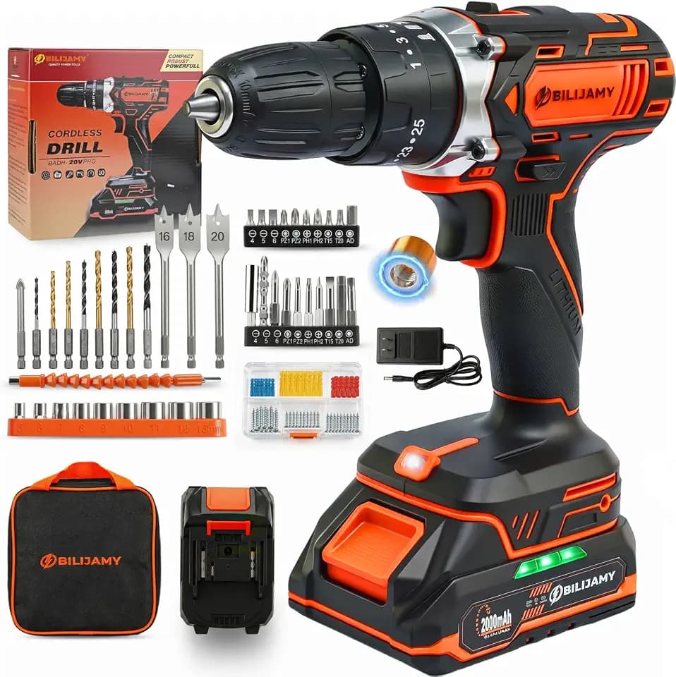 Cordless Drill Set, 20V Power Drill Drivers - 1 * 2.0Ah Battery