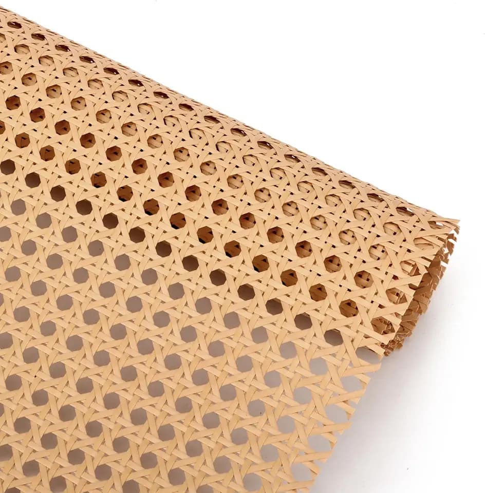 16" Width Cane Webbing, 3.3 Feet Cane Webbing Roll for Caning Project, Rattan Webbing, Caning Material for Chairs, Cabinet, Dresser, Furniture