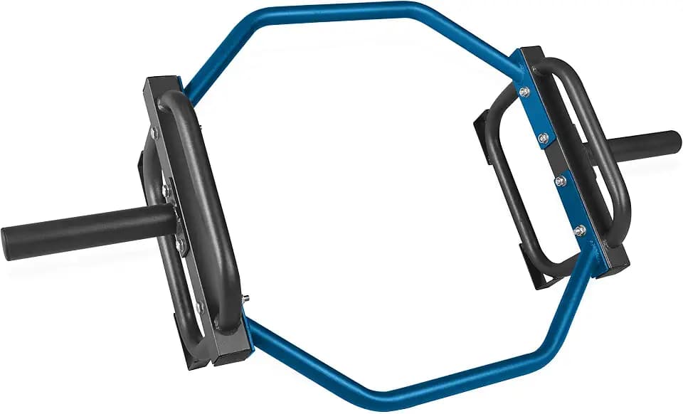 CAP Olympic Trap & Shrug Bar with Elevated Grip, 500-Lb Capacity