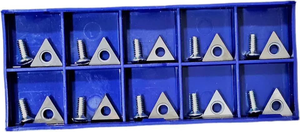 C-HORSE Positive Rake Carbide Brake Lathe Bit Long-Lasting Performance - Compatible for Kwik-Way Hunter - Replacement 109-1092-23 CB109109223 109109223 CB109-1092-23 (Kit of 10)