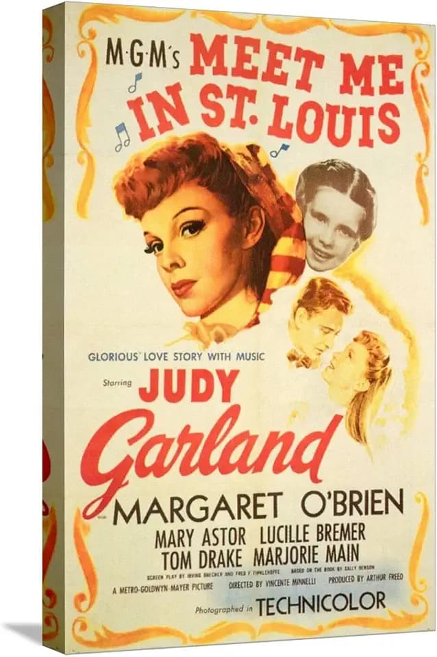 ART.COM Stretched Canvas Print Meet Me in St. Louis, 1944, 12" x 18"