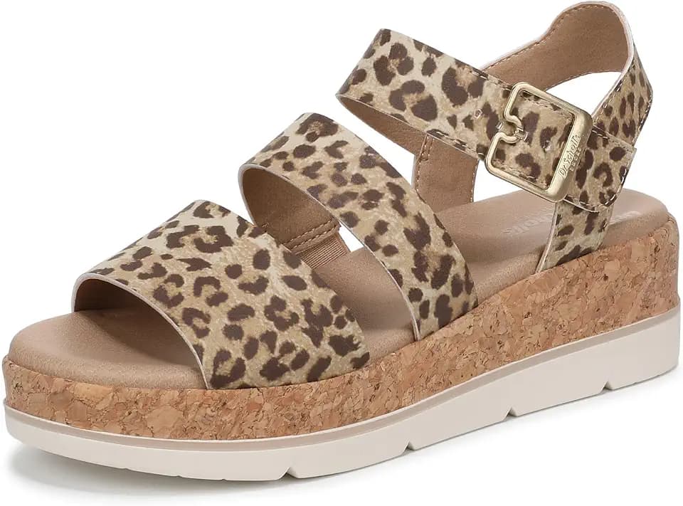 Dr. Scholl's Shoes Women's Once Twice Wedge Sandals, Platform Wedge Shoes