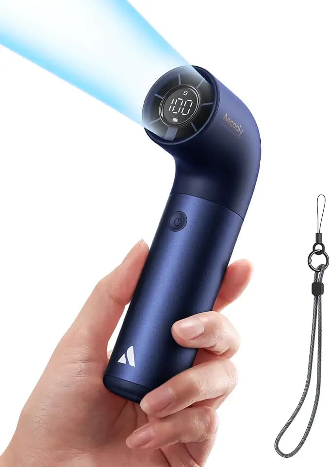 Aecooly Portable Handheld Fan, Powerful Turbo Air Tube Fan