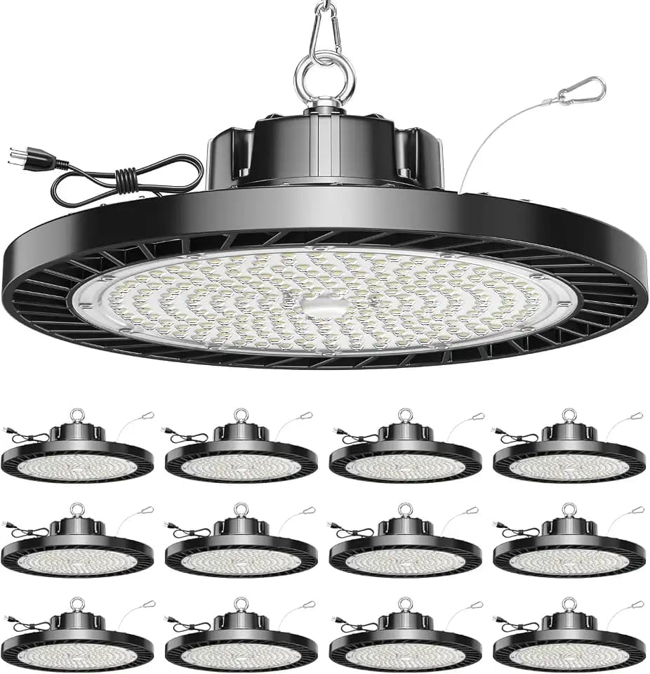 ONLYLUX UFO LED High Bay Light 150W 12 Pack 5000K Daylight 22500LM