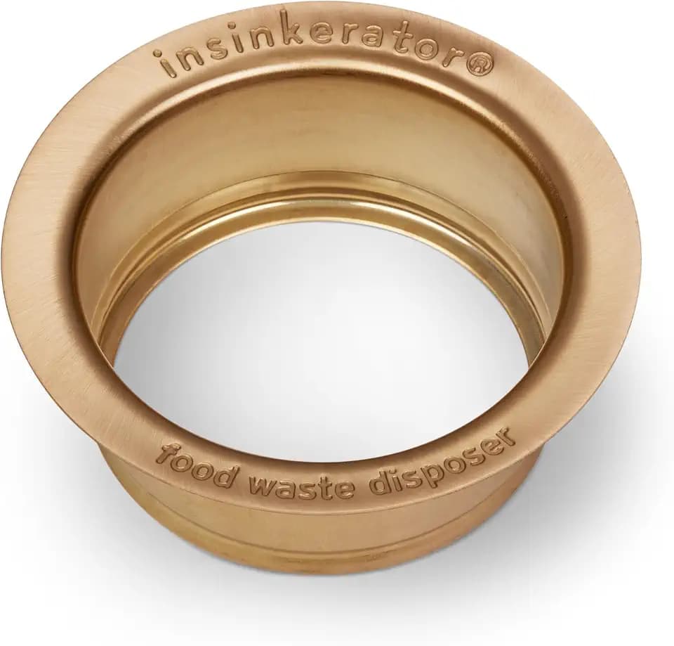 INSINKERATOR Sink Flange for Garbage Disposal, FLG-BB, Brushed Bronze
