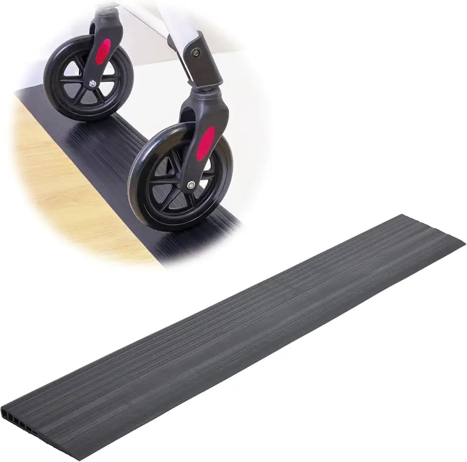PEPE Mobility Türschwellenrampe 2 cm, PVC, kürzbar 100 cm, 500 kg