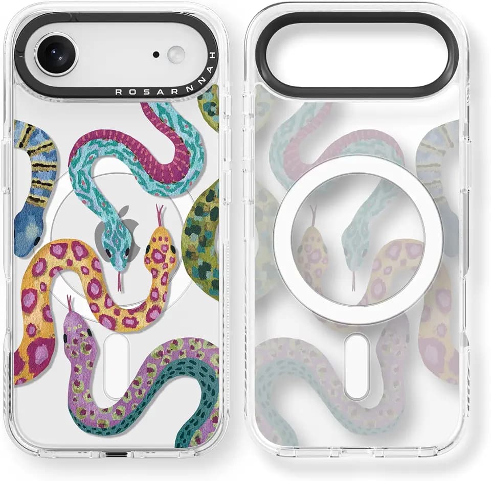 Rosarnnah for iPhone Air Case Aesthetic Clear, Snake
