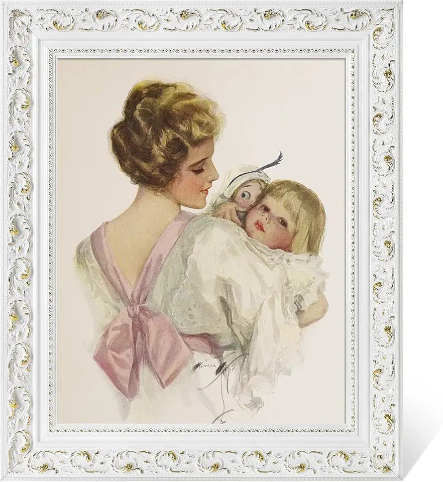 Solid Wood Frame for 24x36 Canvas Paintings,White Plein Air Frame