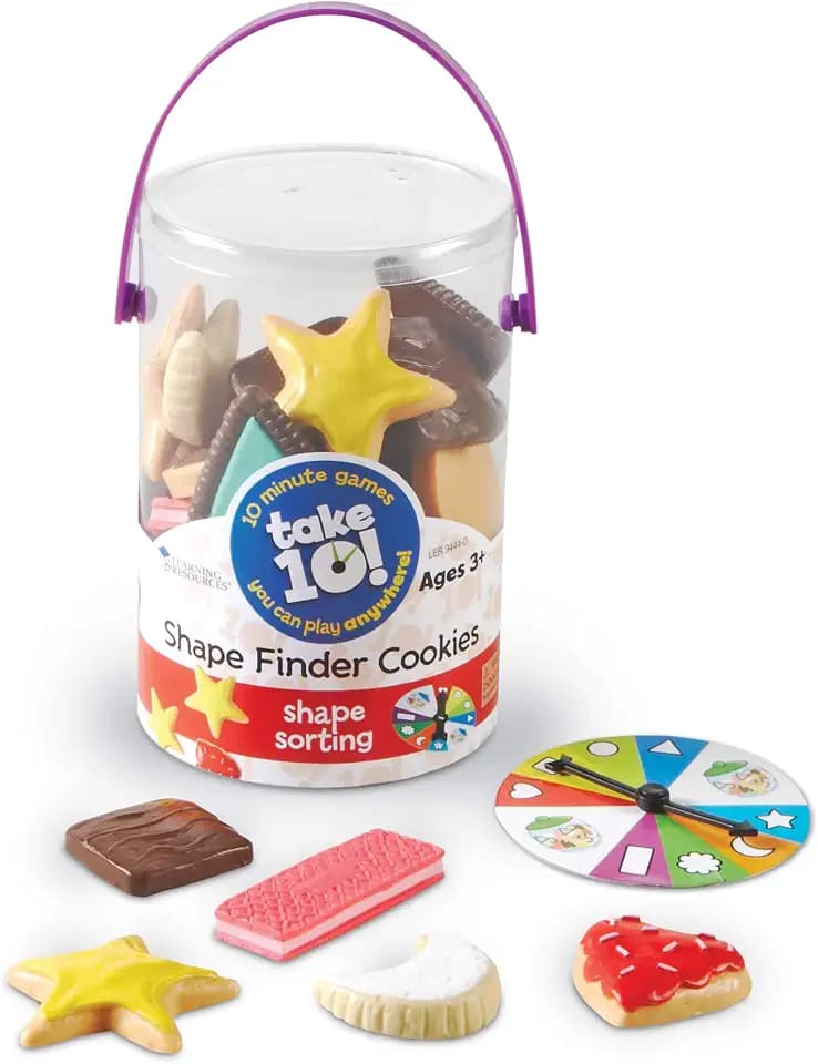 Learning Resources Take 10 Shape Finder Cookies