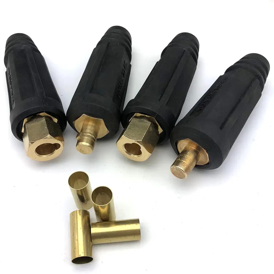 KINGQ Welding Cable Quick Connector Pair DINSE-Style 400Amp-500Amp (2/0-3/0) 70-95 SQ-MM 2-set