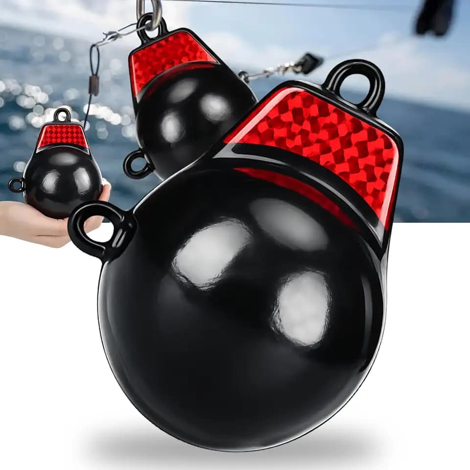 Hollowfly Coated Downrigger Ball Weight with Keel