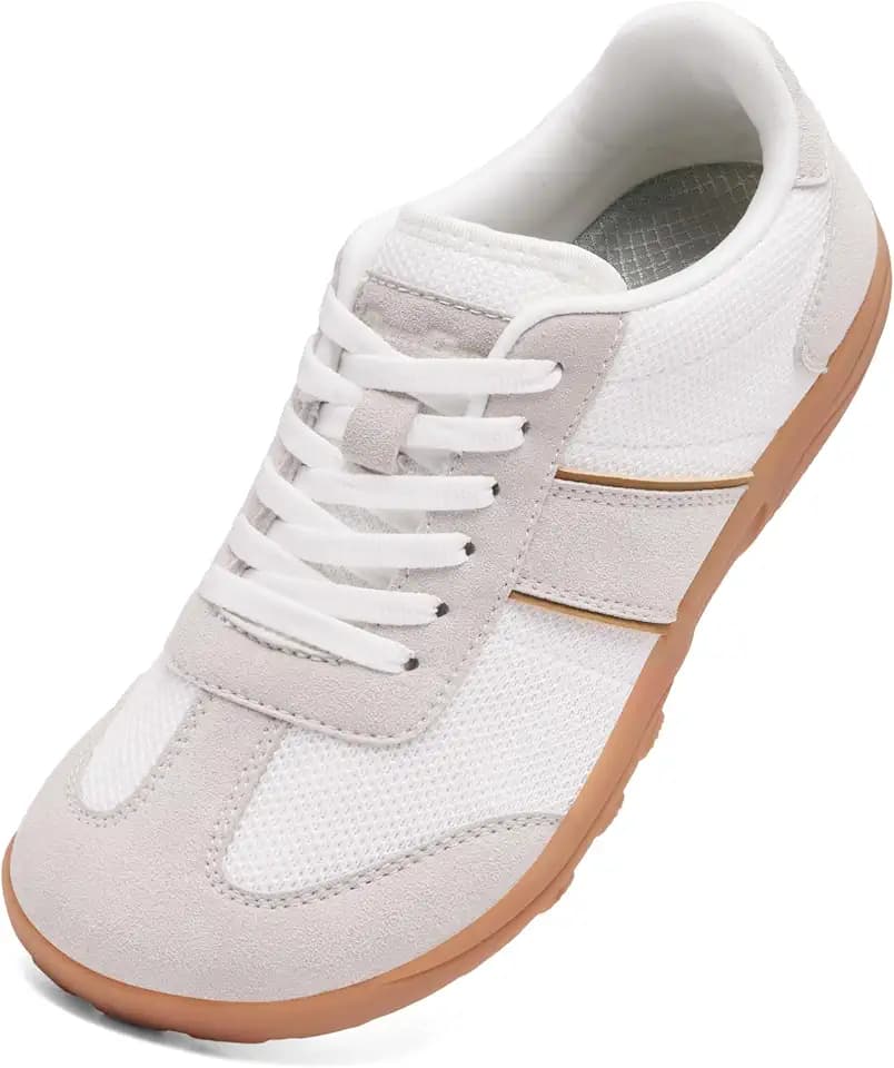 SILENTCARE Women's Barefoot Wide Toe Box Casual Shoes Minimalist Trail Running Sneakers Zero Drop Sole