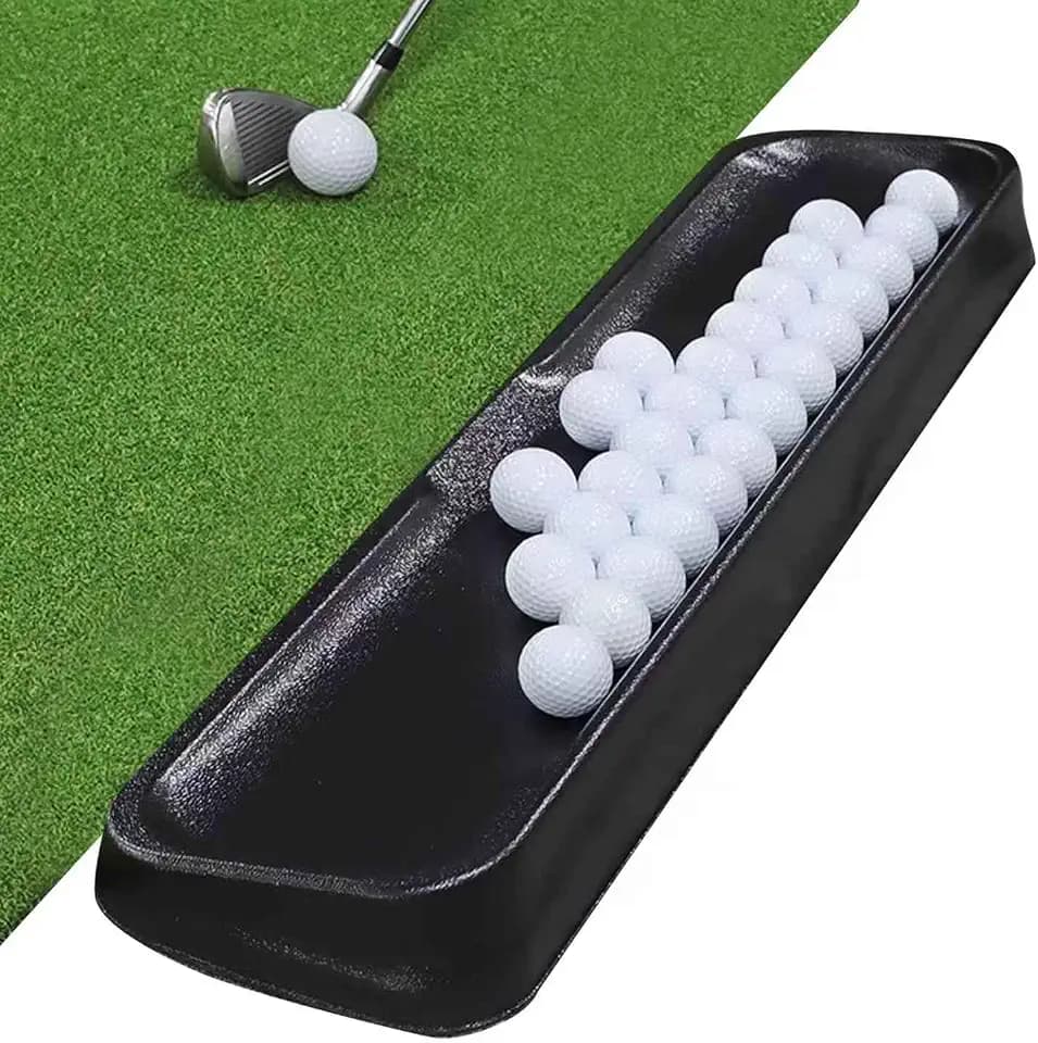 100-Ball Golf Tray for Hitting Mats & Simulators -